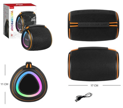Parlante waterproof RGB kts-2408