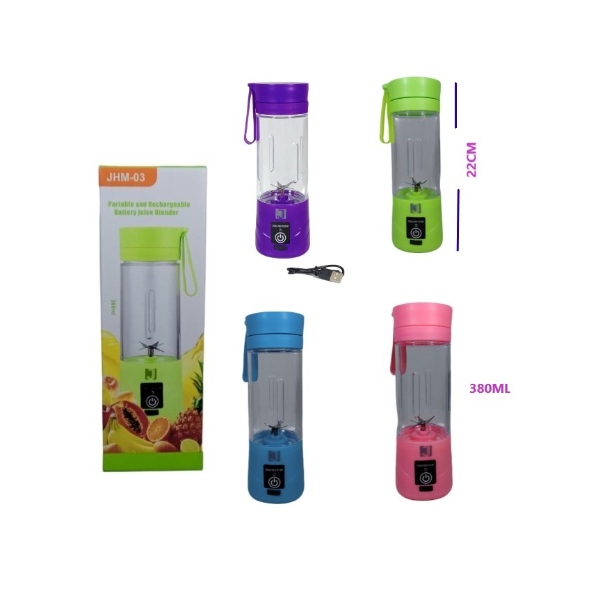 Mini licuadora recargable de 380 ml