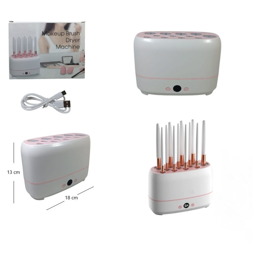 Secador electrónico de brochas maquillaje