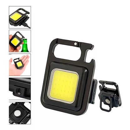Mini linterna recargable llavero
