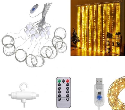 Cortina de alambre led