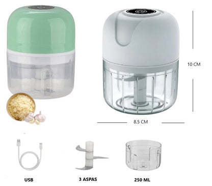 mini procesadora recargable