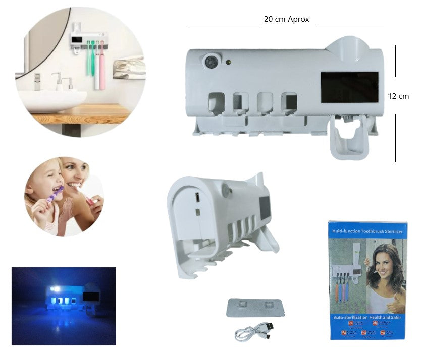 Portacepillo con dispenser
