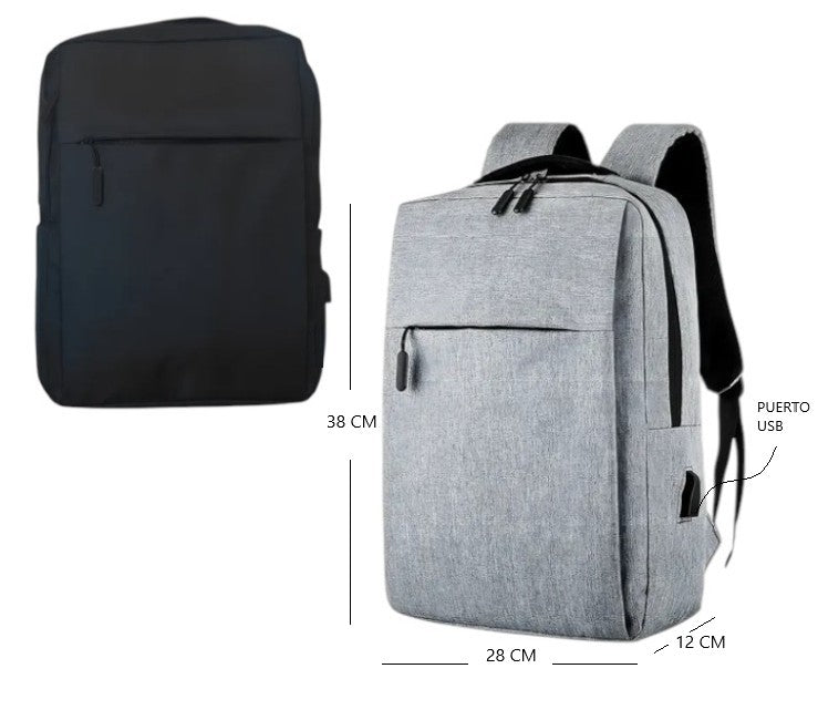 Mochila para notebook con USB