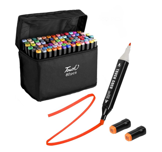 Marcadores doble punta Touch 80 pcs