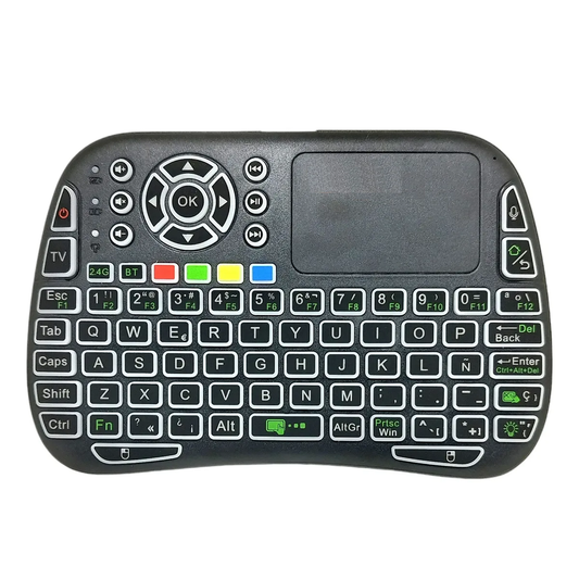 Mini teclado inalámbrico RGB