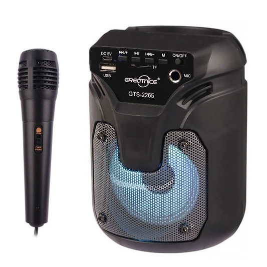 Parlante de 3 plg con micrófono