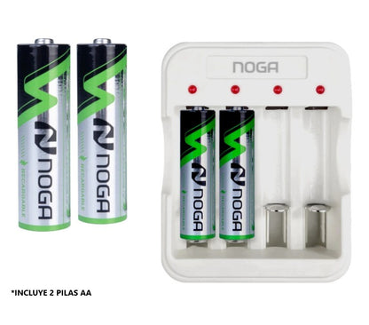 Cargador usb con pilas AA