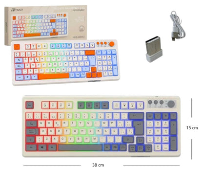 Teclado RGB inalambrico