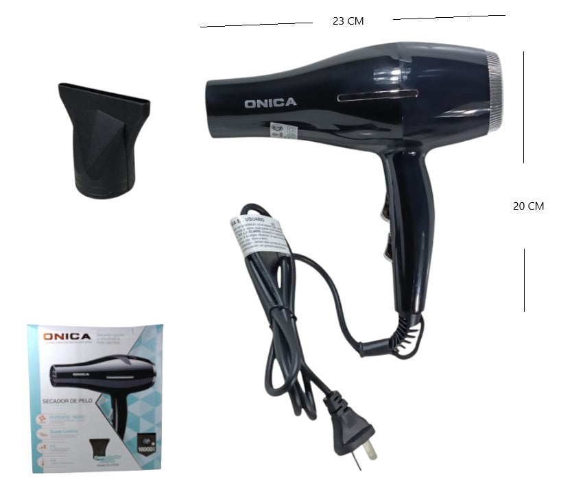 Secador de pelo 2000W 80000 RPM ONICA