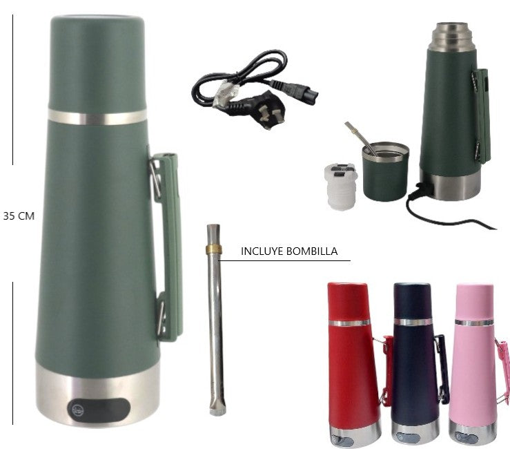 Termo electrico c/mate 1200ML