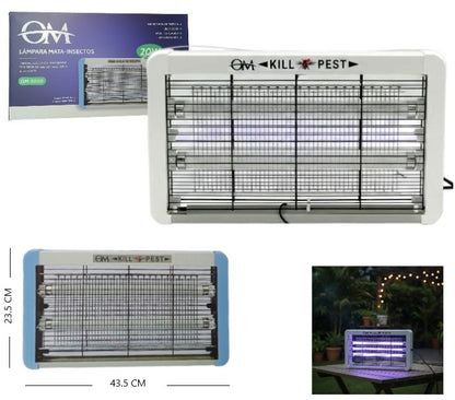 Lámpara mata mosquitos 20W OM