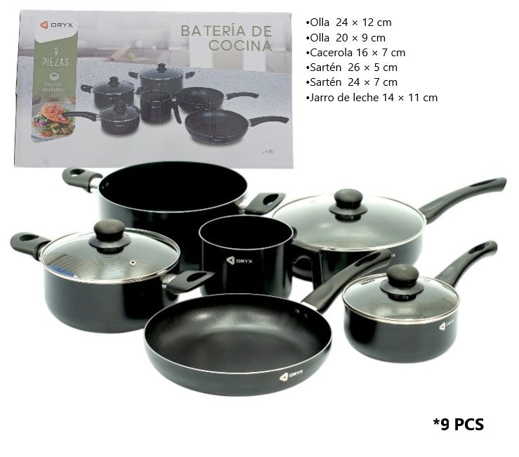 Set de olla 9pcs Orix
