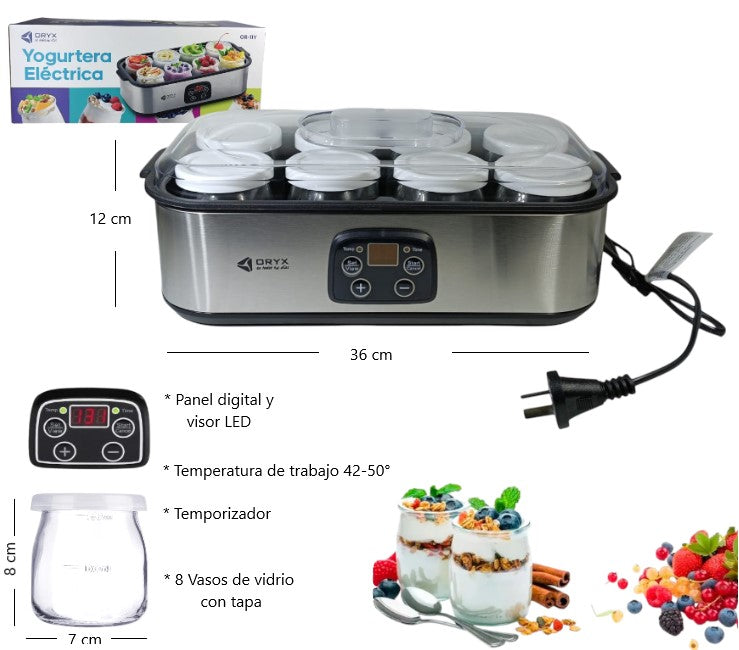 Maquina yogurtera eléctrica 25W OM