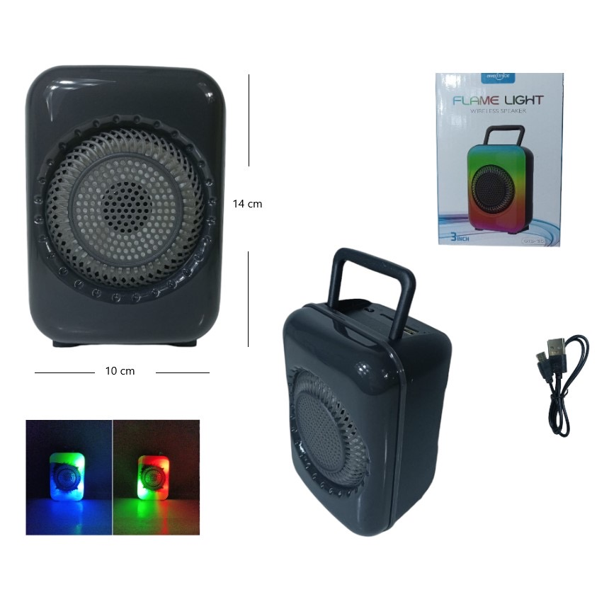 Parlante de 3 plg BT/FM/MP3