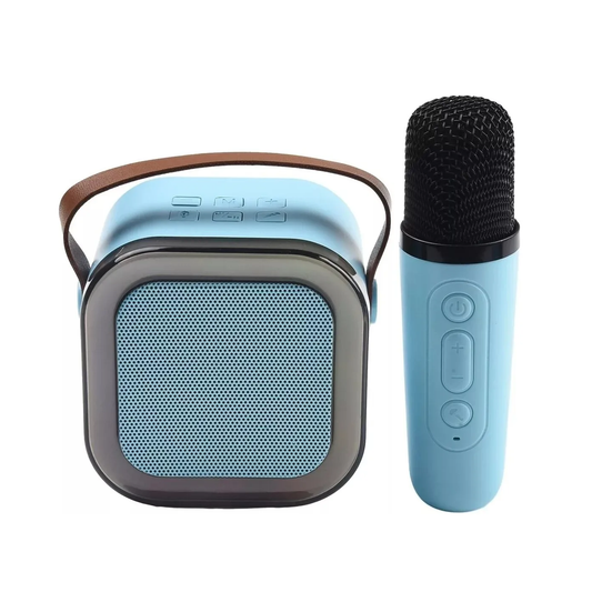 Parlante bluetooth con luz y micrófono k18