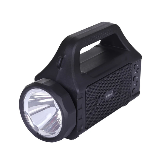 Parlante con linterna y panel solar