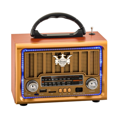 Radio bluetooth vintage recargable KTF-2016