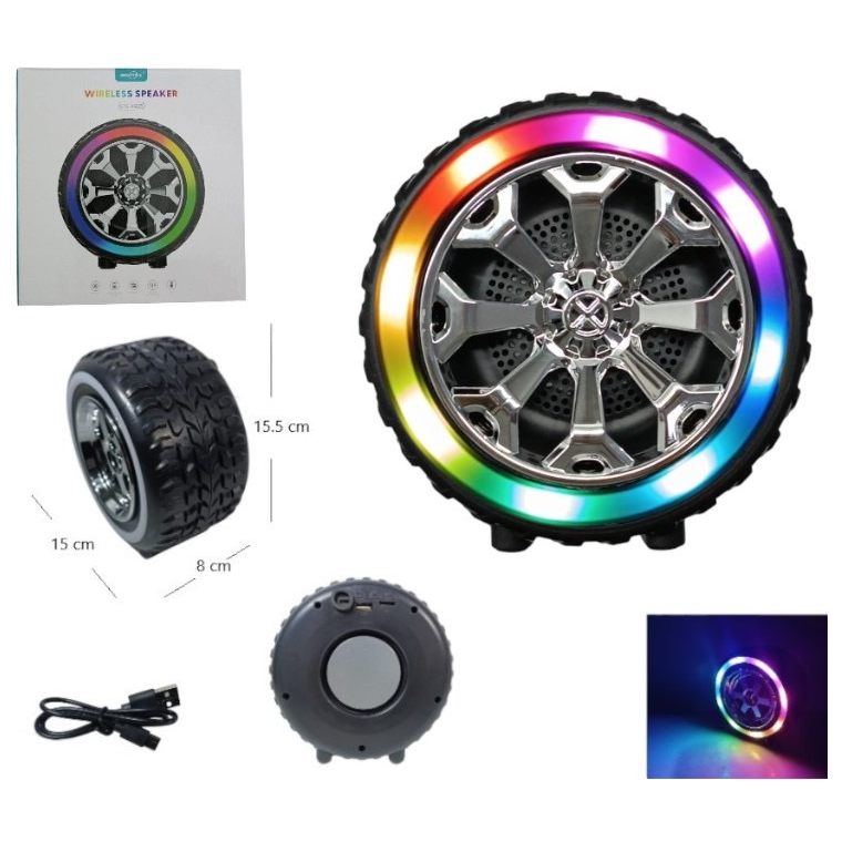 Parlante bluetooth rueda