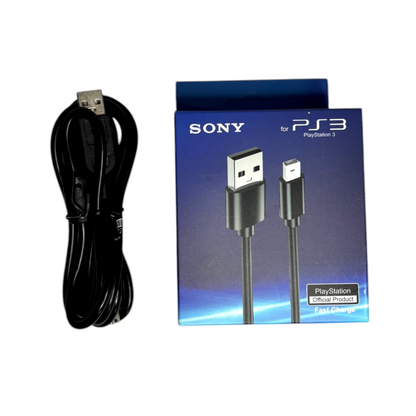 Cable mini USB Sony PS3 con filtro