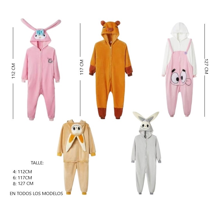 Pijamas infantiles animados