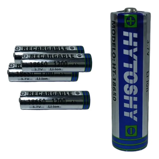 Pila recargable Hytoshy 18650 por unidad