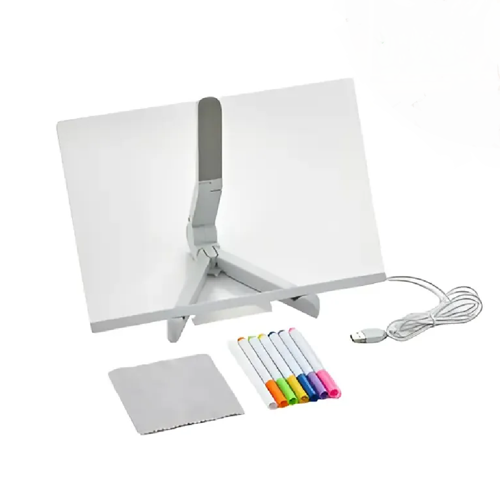 Pizarra LED 20x30 cm con marcadores