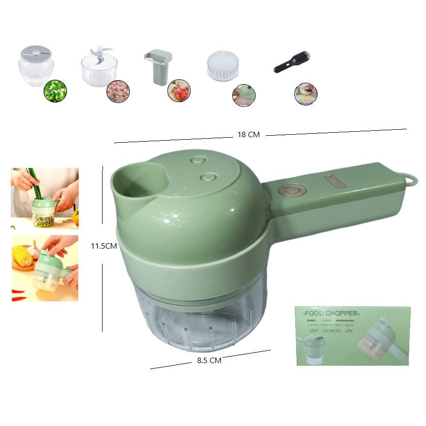 Cortador de frutas y verduras recargable