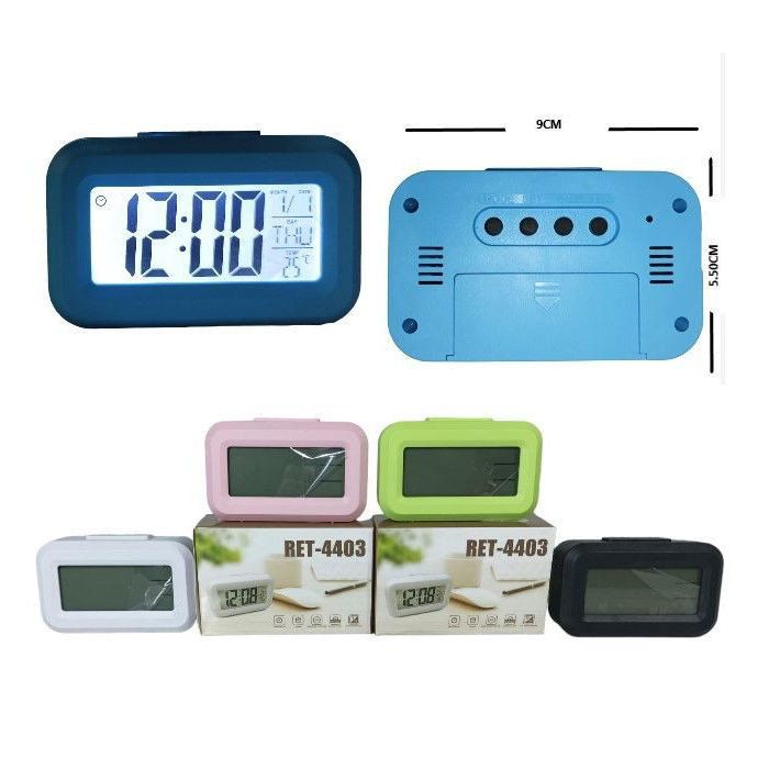 Reloj digital con alarma
