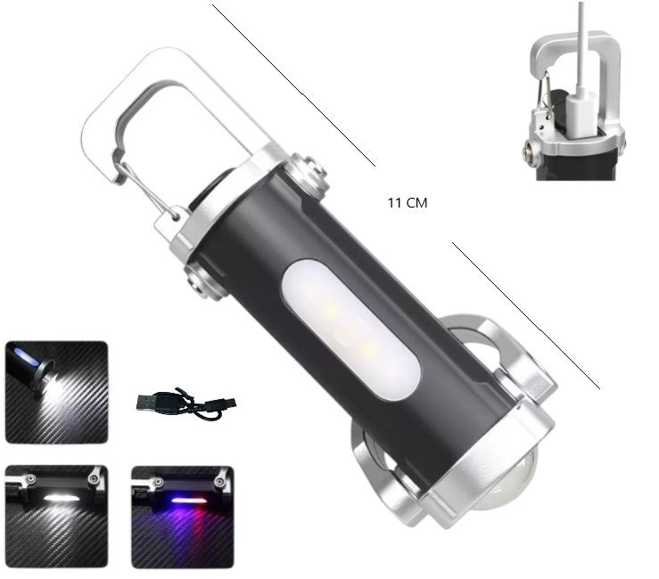 Linterna led USB recargable