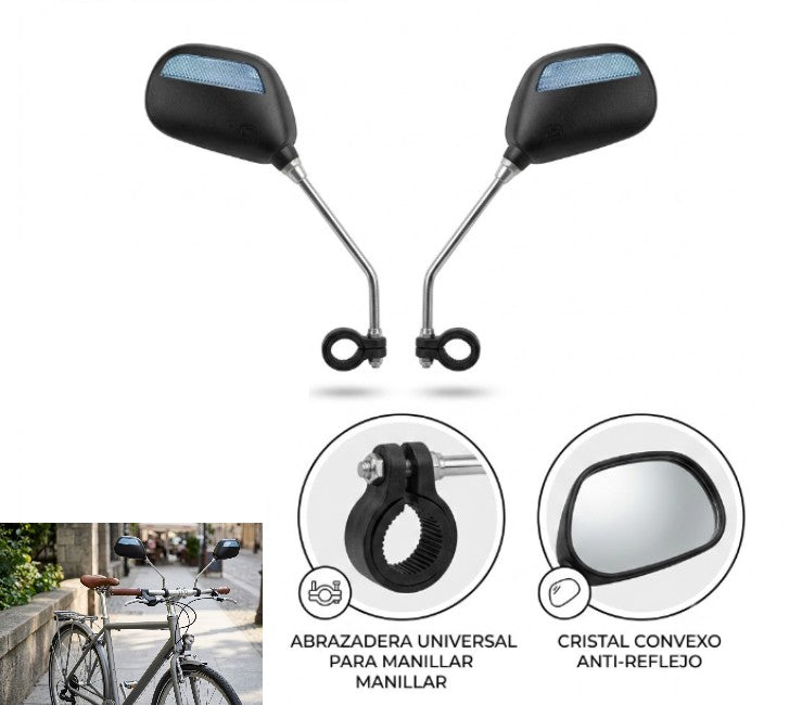 Espejos para bici set x2