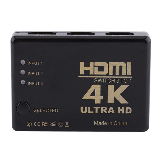 Switch selector de HDMI 4K 3 a 1