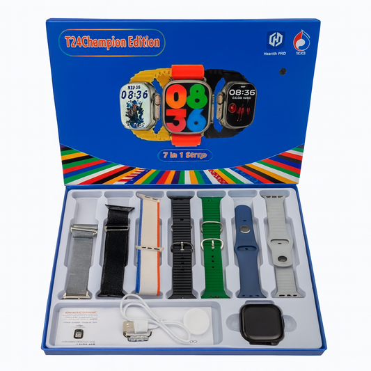 Reloj smart con 7 mallas y 1 de metal