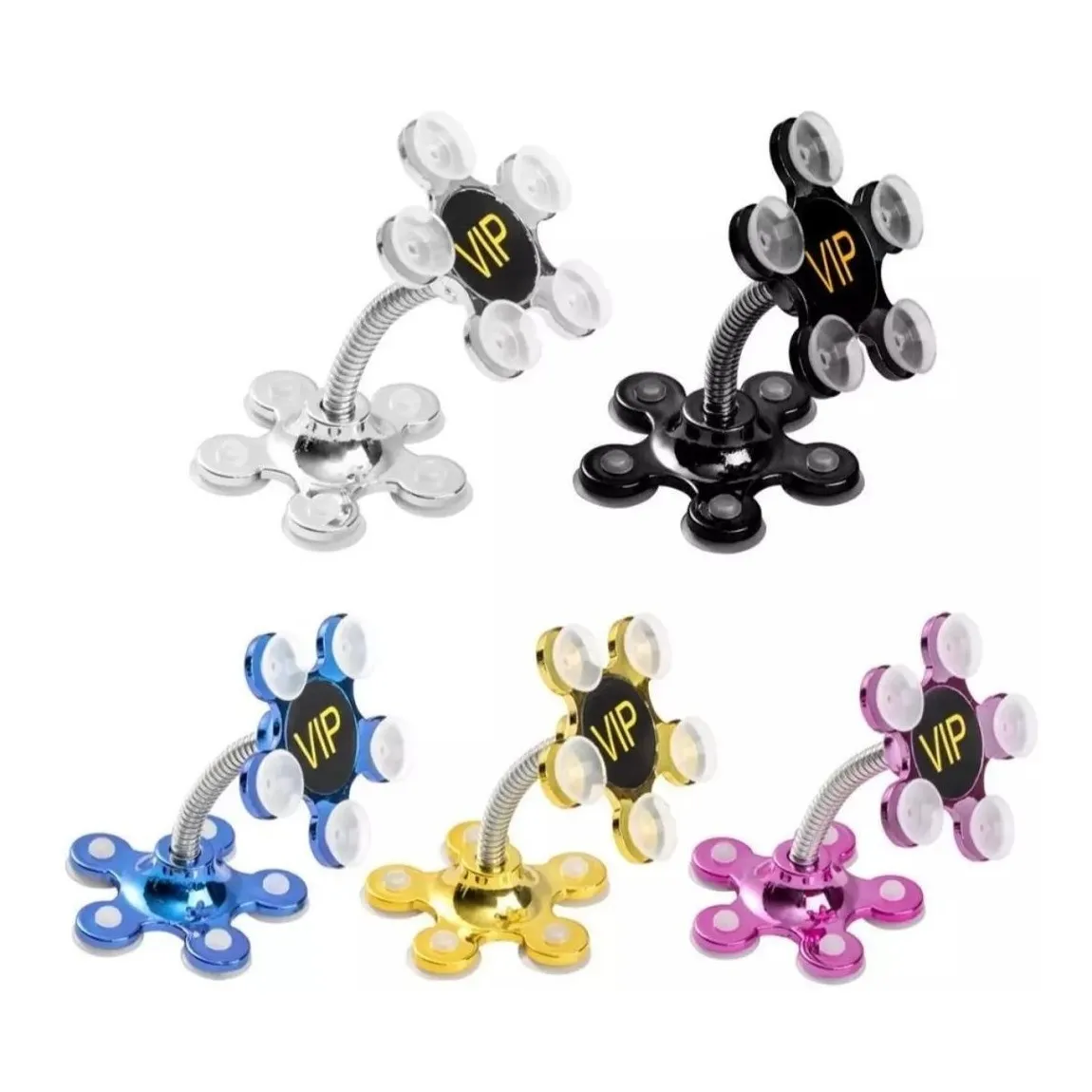 Soporte tipo flor con ventosas x200u
