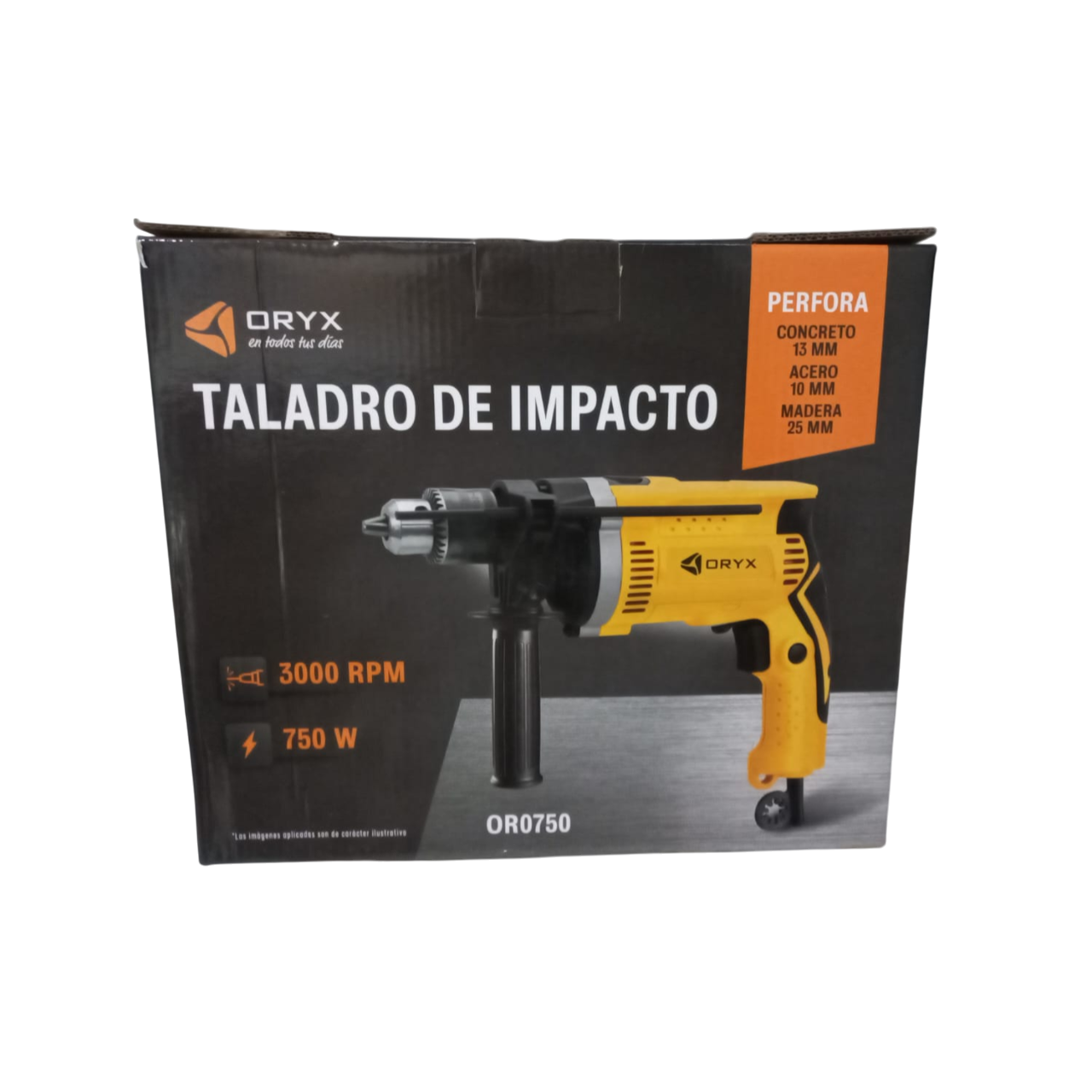 Taladro de impacto Oryx profesional 750w