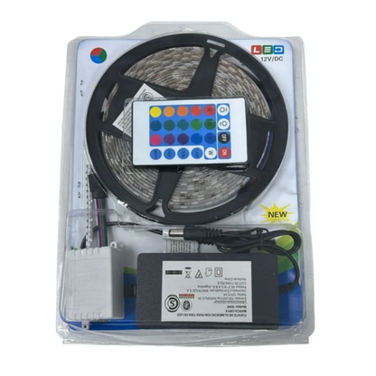 Tira de luz LED Hytoshy 5050 RGB 5 mts