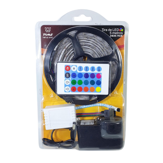 Tira de luz LED Time 2835 RGB 5 mts