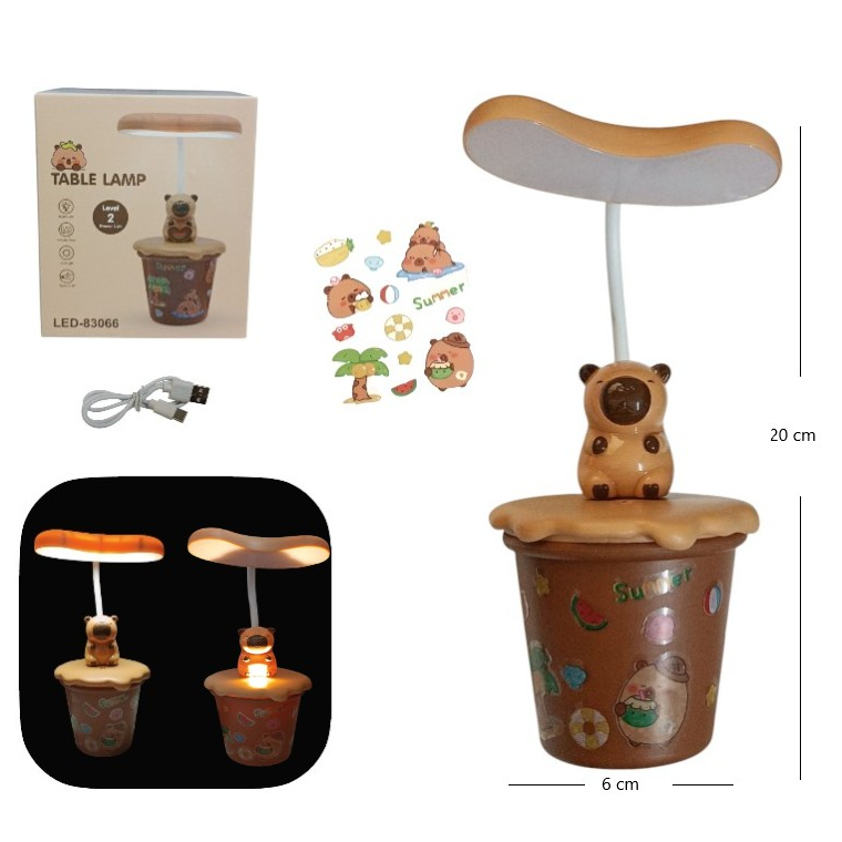Velador capibara vaso