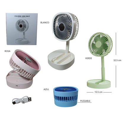 Ventilador plegable 32x13,5 cm