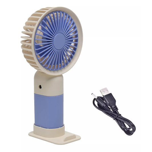 Ventilador portátil con soporte para celular
