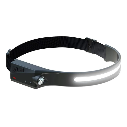 Linterna vincha LED con sensor