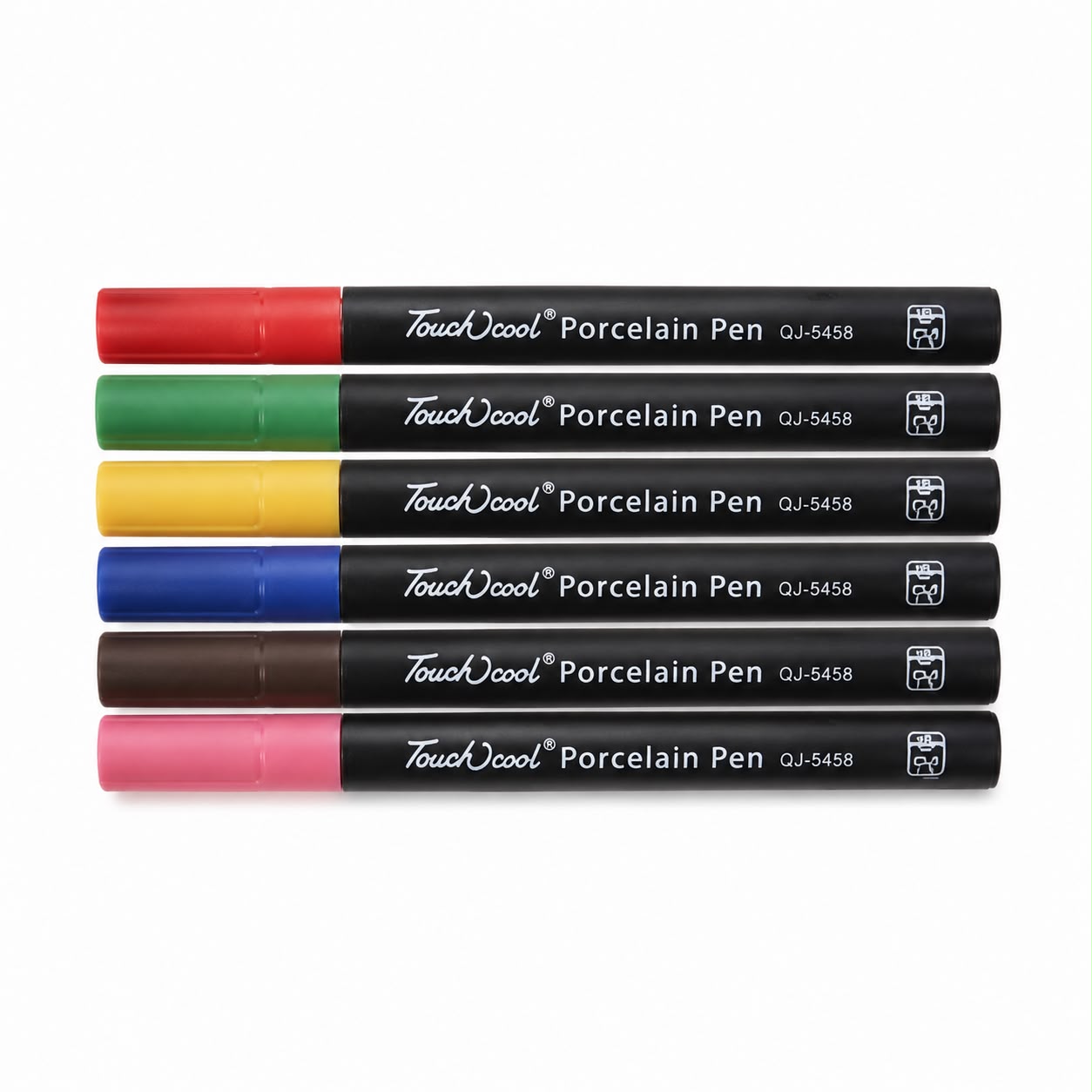 Set marcadores 12pcs para porcelana