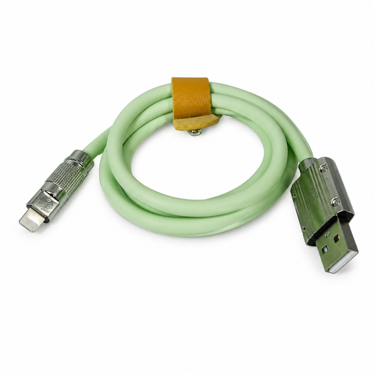 Cable punta metal reforzado ligthning
