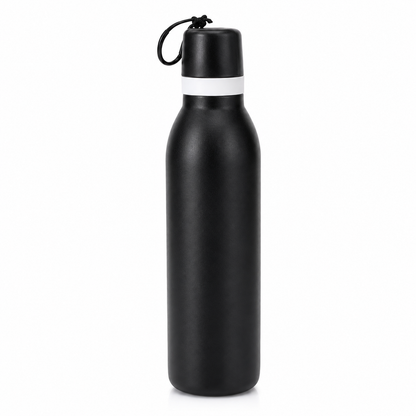Botella con bombilla antiderrame