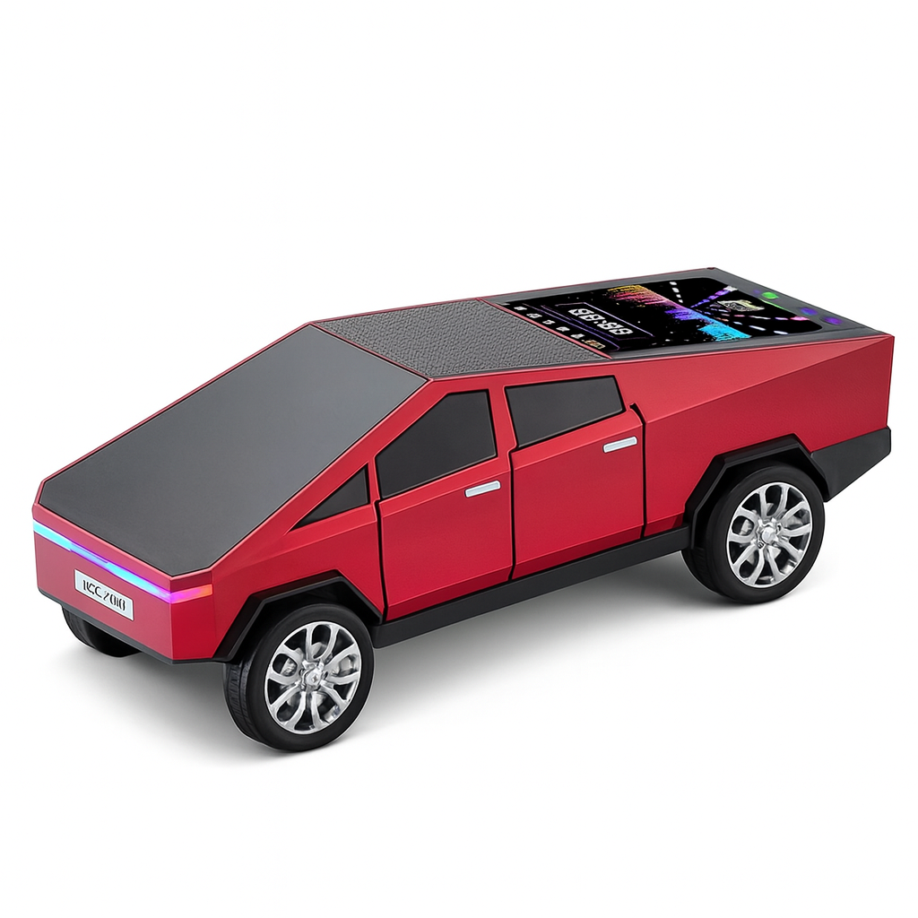 Parlante cybertruck tesla c/pantalla led