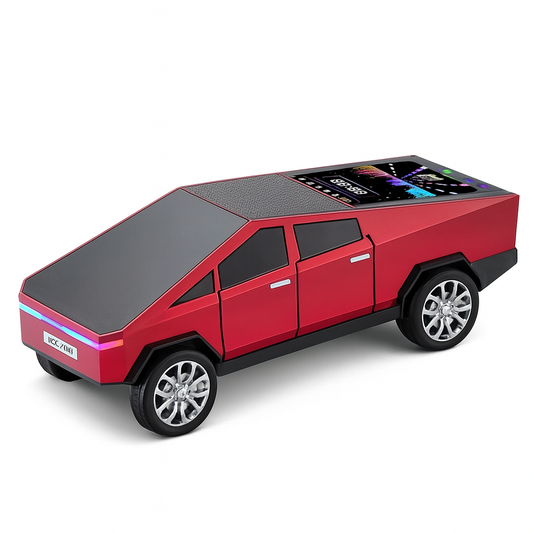 Parlante cybertruck tesla c/pantalla led