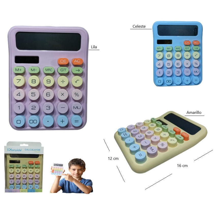 Calculadora Karuida pastel