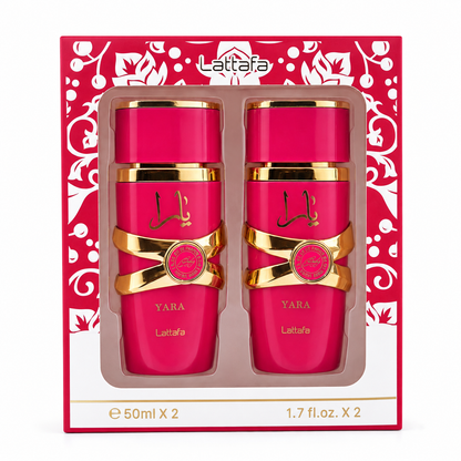 Kit de perfume Lataffa Yara Candy x2 50ml
