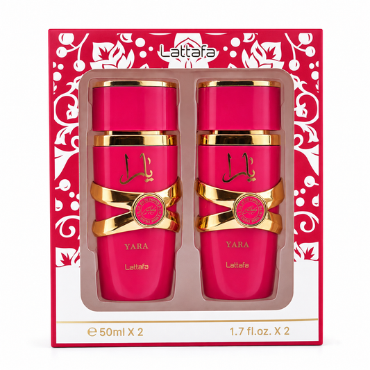 Kit de perfume Lattafa Yara Candy x2 50ml
