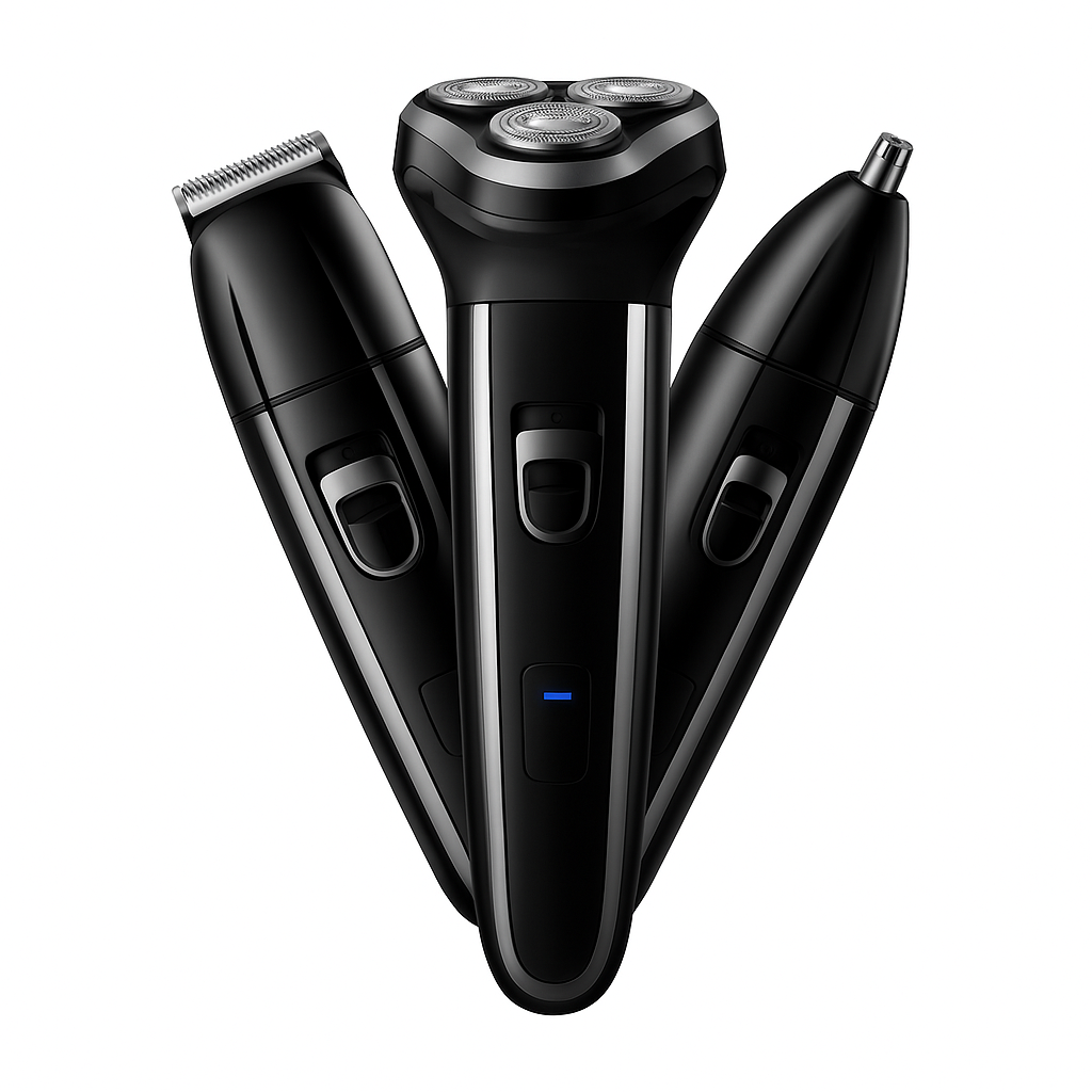 Corta barba recargable 3 en 1